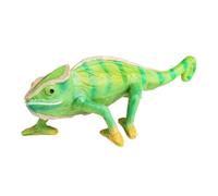 Générique Figurine de Jouet caméléon - Reptile Solide réaliste, Figurine Animale modèle éducatif, Statue de caméléon réaliste pour l'apprentissage des, décoration de Bureau, Collection de Faune |
