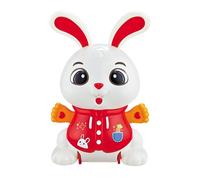 Générique Figurine de Lapin Electrique | Jeu d'Imitation Apaisant avec Lumière | Lapin Oscillant Électrique pour - pour Filles Garçons d'Âge Préscolaire Adolescents Salon Chambre Jardin