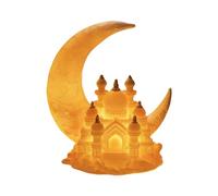 Générique Figurine De Mosquée,Figurine Lumineuse 3D du Festival du Moyen-Orient,Sculpture De Bureau pour Fêtes - pour Collectionneurs Et Amateurs D'Artisanat Décoration pour Étagère Bureau Chambre