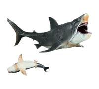 Générique Figurine de Requin | Modèle Réaliste de Requin | Outil Éducatif pour Décoration Marine, Apprentissage en Classe et Jeu Symbolique, Collection d'animaux Marins
