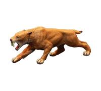 Générique Figurine de Tigre Sabertooth - Jouet Animal Sauvage, modèle de créature Ancienne, Figure de Dinosaure réaliste | Toy éducatif préhistorique pour Les pour Enfant, projets Scolaires et