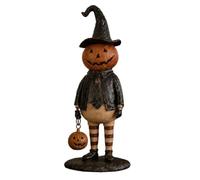 Générique Figurine Décoration en Résine De Lanterne Portable Rétro À LED