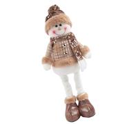 Générique Figurine décorative de Noël en Tissu Extensible pour fête, B | Construction en tissu, structure extensible, décoration de vacances pour vitrines, entrées et tables
