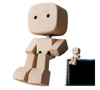 Générique Figurine en Bois De Bureau | Sculpture Décorative Homme en Bois Balançoire | Sculptural Mobile pour Tableau de Bord Salon Bureau Chambre Dortoir Salle de Classe Voyage