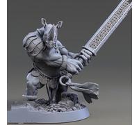 Générique Figurine en résine à Peindre, dans Le Monde de The Fighting Philosophers of Corm - Crantor Straightedge