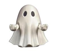 Générique Figurine Fantôme Centres de Table à Bras Flexibles Décoratifs | Petite Statue De Fantôme Halloween Pour Bureau Et Bureaux Plateaux Superposés Fête Vacances Chambre Salon Et UN