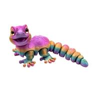Générique Figurine Gecko Imprimée en 3D - Jouet Amusant pour Reptile, Figurines De Statue De Reptile À Collectionner pour | Parfait pour Garçons, Filles, La Décoration De Chambre, Le Bureau, Le
