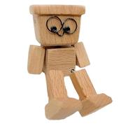 Générique Figurine Homme Oscillante,Décor Masculin pour Bureau - Figurine Créative en Bois pour la Décoration de Chambre à Coucher, Voiture, Bibliothèque, Bureau, Salle d'Étude, Étagère, Vitrine,