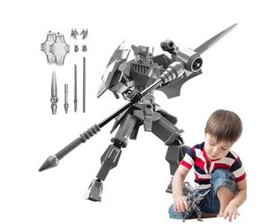 Générique Figurine imprimée en 3D,Figurines 3D,Robot Mobile Multi-articulé | Figurines d'action de Robot articulées, Objets de Collection pour la décoration de Bureau