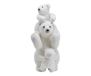 Générique Figurine Maman ET BÉBÉ Ours Polaire Blanc