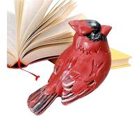 Générique Figurine Oiseau Sculpture Décorative Résine Rouge