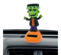 Générique Figurine pour Tableau De Bord, Ornements Zombie Vibrants pour Tableau de Bord de Voiture, Statuette Danseuse Vibrante pour Console Centrale Halloween Décoration