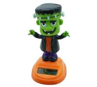Générique Figurine pour Voiture - Figurine Zombie Halloween À Tête Tremblante,Statuette Danseuse Vibrante pour Console Centrale Halloween Décoration