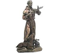 Générique Figurine Saint François d'Assise en Bronze coulé à Froid 20,3 cm