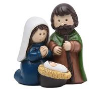 Générique Figurine Sainte Famille | Statuette Chrétienne | Décoration Maison pour Salon Chambre Église Fêtes Noël Baptême Mariage