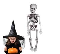 Générique Figurine Squelette d'halloween Accessoire Effrayant Taille Réelle