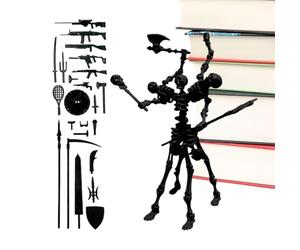 Générique Figurine Squelette - Figurines Détaillée De 13,5 Cm | Expérience D'artisanat Détaillée Articulé avec Figurines Complète du Corps | pour Anniversaire Journée des Chambre Salle D'étude Dorto