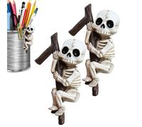 Générique Figurine Squelette Sculpture Décorative Crâne Effrayant Halloween