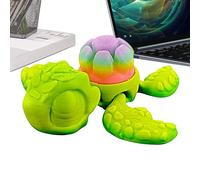 Générique Figurine Tortue Marine,Décorations Tortues Fluorescentes dans Le Noir - Figurines Articulées Antistress Jouets Animaux Décoration Bureau Maison Cadeaux Anniversaire Femmes Hommes