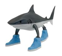 Générique Figurine TungTungTungSahur, Tralalero Tralala Décoration de Bureau, Requinavec des Chaussures, Animaux Drôle Imprimé en 3D, Cadeau de Collection, Italian Brainrot Figurine (A)