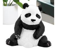 Générique Figurines Animalières Miniatures, Décor De Bureau Petites Figurines d'animaux, Jouets Éducatifs Maison De Hamster Panda Serpent Décor Mignon Paysage