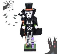 Générique Figurines Casse-Noisette Halloween | Statue de Table Casse-Noisette Squelette,Décorations Halloween pour Remplissages de Sachets Cadeaux pour Cheminée Étagère et Décoration de Fête
