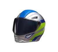 Générique Figurines d’Action | Casque Transformable Jouet | Petit Cavalier Moto Figurine | Statue Collection Zinc avec Rangement Casque Pliable - garçons Filles déco Bureau