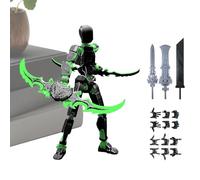Générique Figurines d'action articulées | Assemblage 3D imprimé avec articulations Mobiles et décorations,Figurines d'action pour Les Garçons | pour Noël Camarades Garçons Anime Film Anniversaire