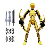 Générique Figurines d'action articulées - Assemblage 3D imprimé avec articulations Mobiles et décorations | Personnages d'action Collectionnables - pour Noël Camarades Garçons Anime Film Anniversaire