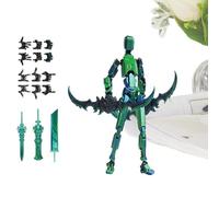 Générique Figurines d'action articulées,Jouet à Monter Soi-même avec Articulations Mobiles Imprimé en 3D,Figurines d'action articulées - pour Noël Camarades Garçons Anime Film Anniversaire
