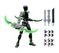Générique Figurines d'action articulées - Jouet Robot de Bureau imprimé en 3D avec des Joints orientables - Petites Figurines d'action | pour Noël Camarades Garçons Anime Film Anniversaire