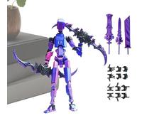 Générique Figurines d'action - Jouet à Monter Soi-même avec Articulations Mobiles Imprimé en 3D,Figurines d'action pour Les Garçons | pour Noël Camarades Garçons Anime Film Anniversaire