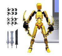 Générique Figurines d'action pour garçons - Jouet à Monter Soi-même avec Articulations Mobiles Imprimé en 3D - Petites Figurines d'action - pour Noël Camarades Garçons Anime Film Anniversaire