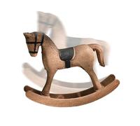 Générique Figurines De Cheval | Jouets À Bascule en Bois Vintage Et Drôles - Cheval à Bascule Jouet Ornement de Bureau - pour Bureau Cabinet Étagère Salon Domicile Salle De Jeux