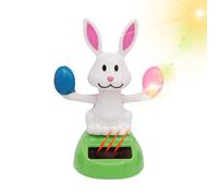 Générique Figurines de Danse Solaire,Figurines de Danse Solaire,Jouet de Tableau de Bord en Forme d'œufs de Lapin Mignons pour Voiture - Décorations de Bureau à énergie pour Voiture, Jouet Figur