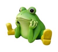 Générique Figurines De Grenouilles Miniatures - Functional Ornement Animal Amusant Et, High Performance Mignon, Statuette Grenouille Drôle pour Extérieur | Multipurpose Outdoor Indoor Utility