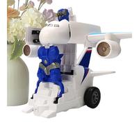 Générique Figurines de Robots Jouets - Avion interactif et éducatif Intelligent pour, Robuste et Transformable, idéal pour Les garçons et Les Filles, Cadeau pour Un Anniversaire ou Noël | Jeu d