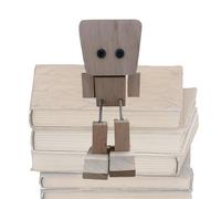 Générique Figurines en Bois,Branlant pour Voiture,Petite Sculpture Décor Bureau pour Salon Bibliothèque Voiture - Décoration Automobile pour Étudiants et Adultes