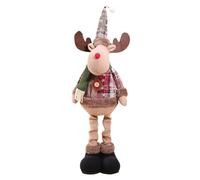 Générique Figurines en Peluche De Noël - Jouet De La Peluche des Jambes Rétractables De Noël | Animale en avec des Jambes Mobiles | Décor De Chambre, Cadeau De Vacances, Jouets De Noeël Plus | Chr