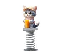 Générique Figurines Pour Tableau De Bord, Figurine Décorative pour Intérieur de Voiture, Forme de Chat 2D en Acrylique pour Voiture Berline Camping-car Camion