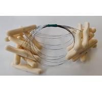 Générique Fil à découper le fromage, foie gras, beurre - 60 cm - avec 2 poignées - Lot de 10