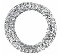 Générique Fil barbelé BTO-22 Acier galvanisé 60 m,Accessoires de Chaînes, câbles & Cordes,141811