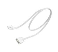 Générique Fil d ' Extension ARGB Light Syncs pour de Jeu, White 3PIN | Les cartes mères légères en PVC ARGB synchronisent le fil avec des connecteurs pour le Modding de boîtier