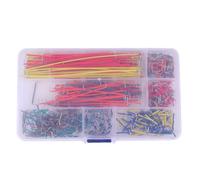 Générique Fil de Boîte de Rangement Transparente 540pcs en Aluminium Cuivreux Pratique et Solide pour Plaque D'essai pour Soudure de Circuits Électroniques