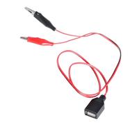 Générique Fil de Chargement et de USB 5V, avec Deux Clips, câble de Multifonctionnel pour Laboratoire, projets d ' ateliers, câble de Connexion de Ventilateur