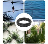 Générique Fil de clôture Anthracite 33 m Acier,Quincaillerie,Clôtures & barrières,Accessoires pour clôtures & portillons,Anthracite,1.15 KG,42010295