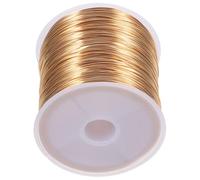 Générique Fil de Cuivre Or pour Création de Bijoux, 100 Mètres, Facile à Utiliser et Portable, pour Jardinage et Loisirs Créatifs DIY