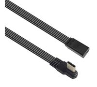 Générique Fil de de données d ' Alimentation Flexible, 10/20 / 30/50 / 100cm, Type C mâle à Femelle, câble de Chargement en Silicone, Extension USB C