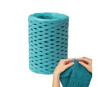 Générique Fil de Raphia pour Le Crochet,Ruban de Raphia pour l'artisanat - Ruban Artisanal pour Crochet 492Ft - Rubans en Papier pour l'artisanat, Fils de de mètres pour Le, Ruban de ficel