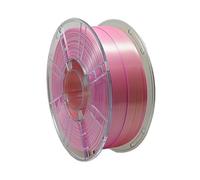 Générique Filament d'imprimante 3D Bicolore PLA en Soie 1.75mm 1kg /2,2lbs Filament de matériaux d'impression 3D Couleur Deux en Un(Gold-Pink)